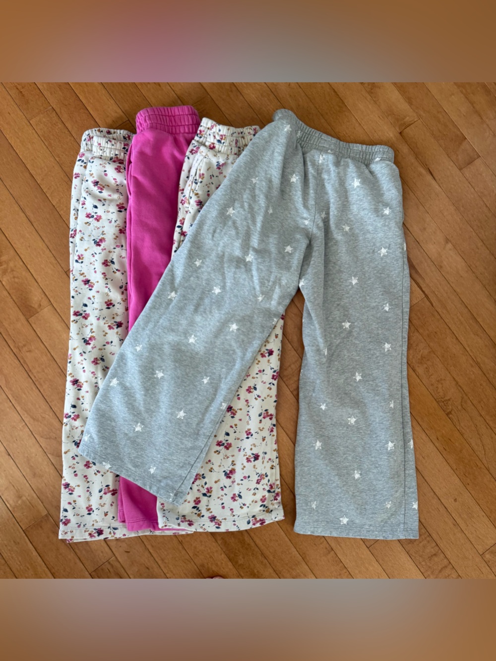 GAP Kids Size Large 10 Girls Wide Leg Sweatpants - Set of 4 - Picture 2 of 4